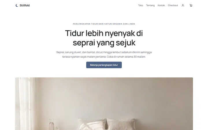 Perlengkapan tidur