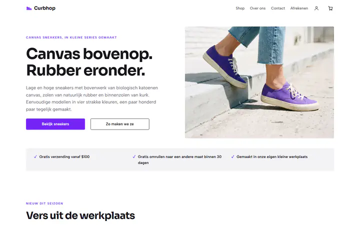 Canvas sneakers