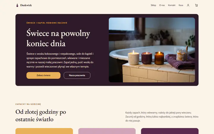 Świece i kąpiel