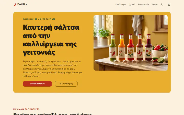 Καυτερές σάλτσες