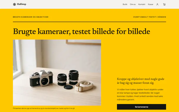 Brugte kameraer