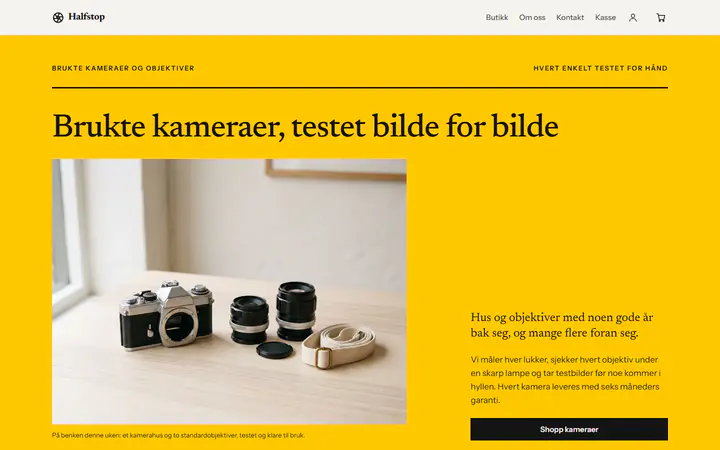 Brukte kameraer