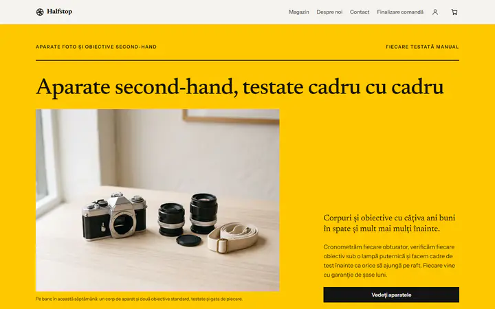 Camere foto second-hand