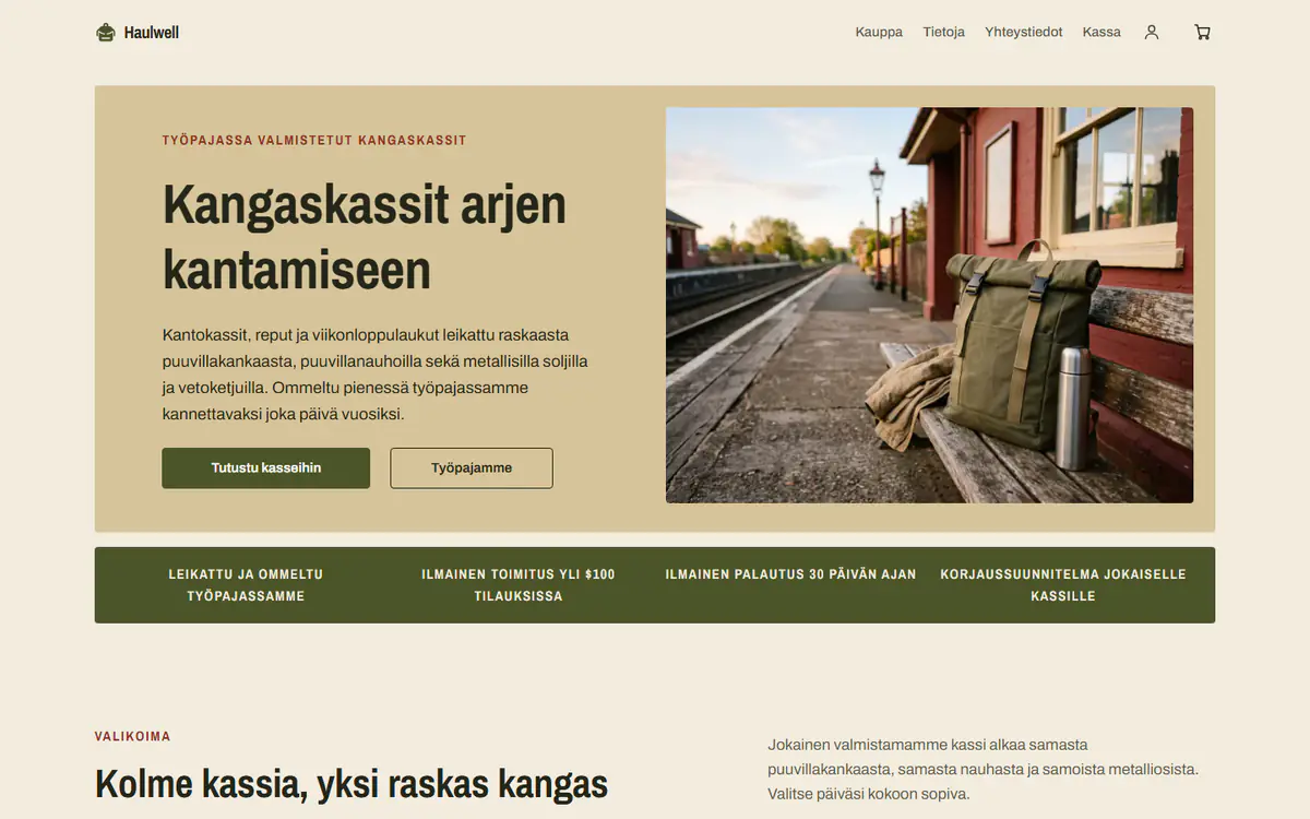 Laukkukaupan malli, tietokoneella