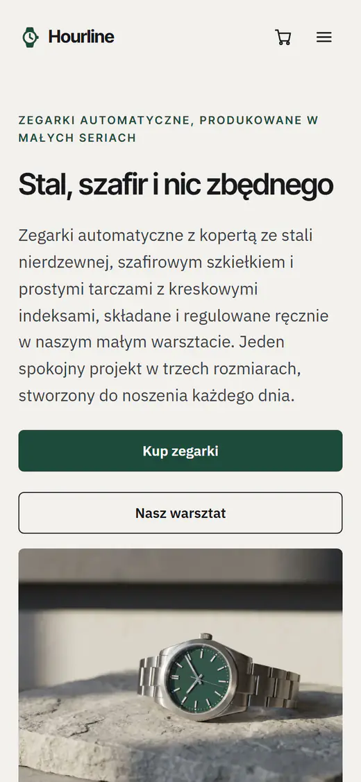 Szablon sklepu z zegarkami na telefonie