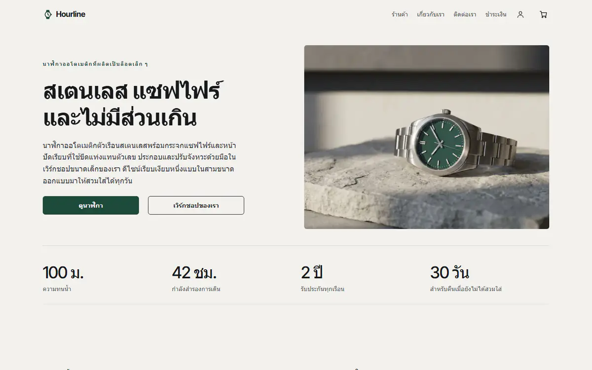 เทมเพลตร้านนาฬิกา บนคอมพิวเตอร์