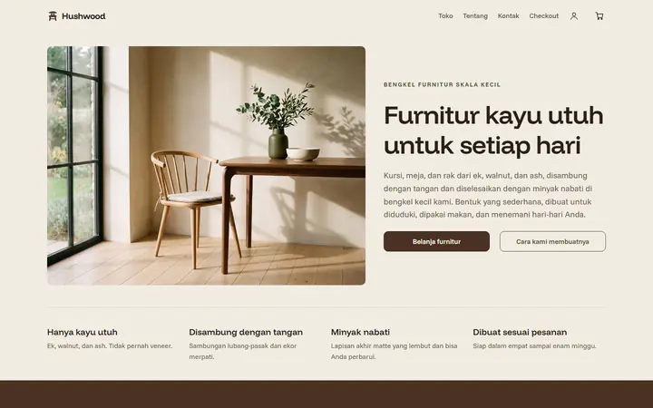 Furnitur kayu