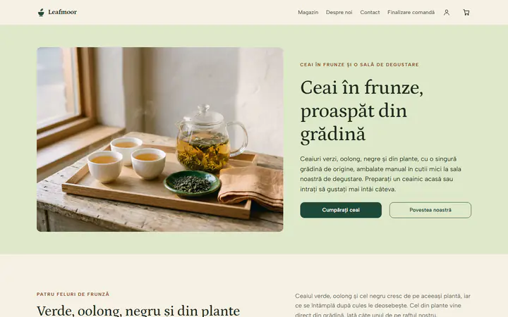 Magazin de ceai