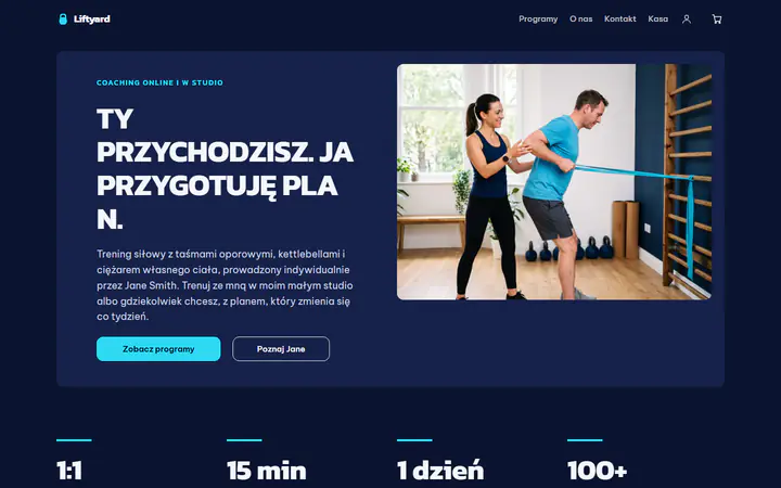 Trener fitness