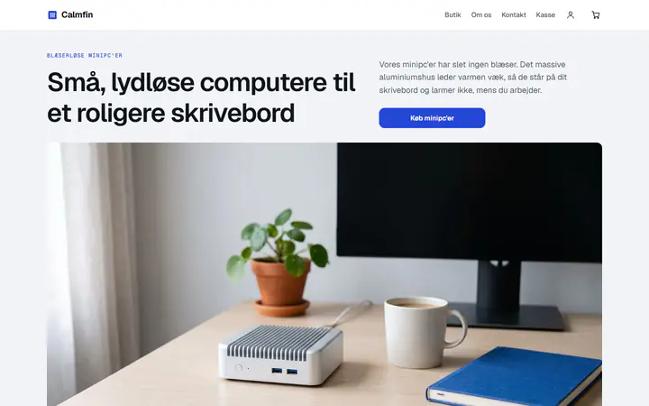 Blæserløse minipc'er