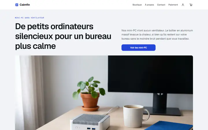 Mini-PC sans ventilateur