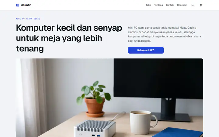 Mini PC tanpa kipas