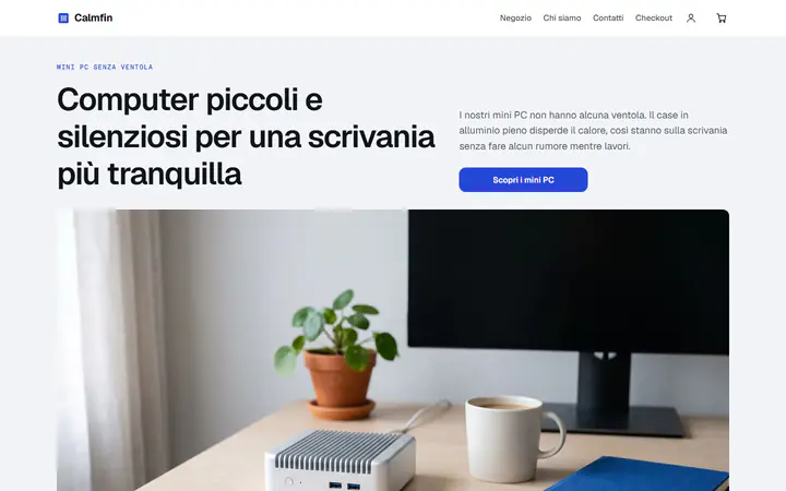 Mini PC senza ventola
