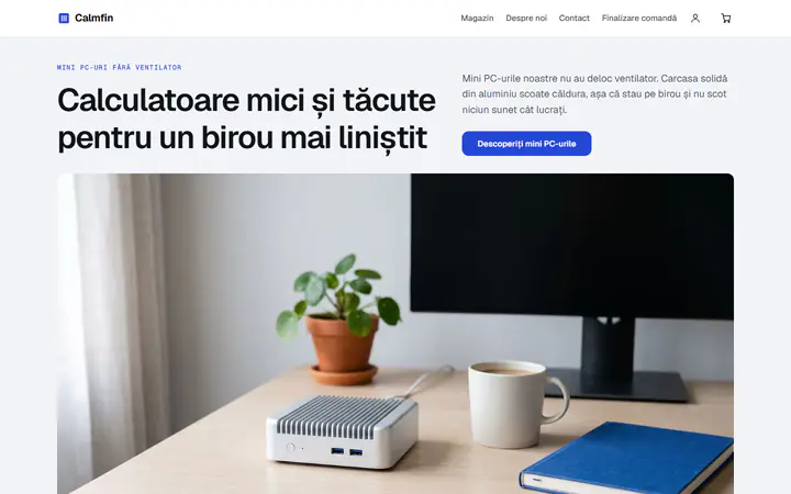 Mini PC-uri fără ventilator