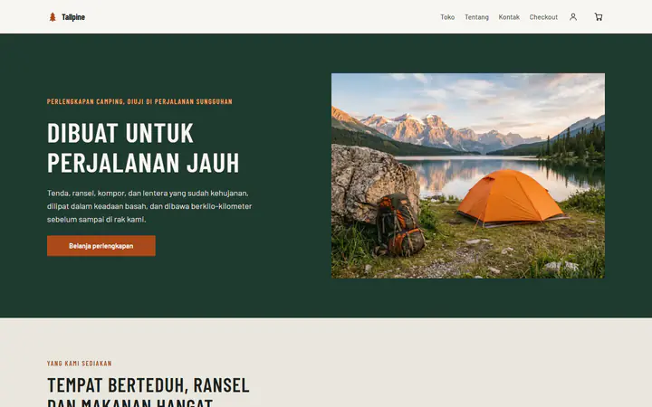 Perlengkapan camping