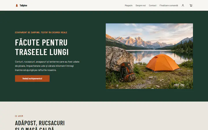Echipament de camping