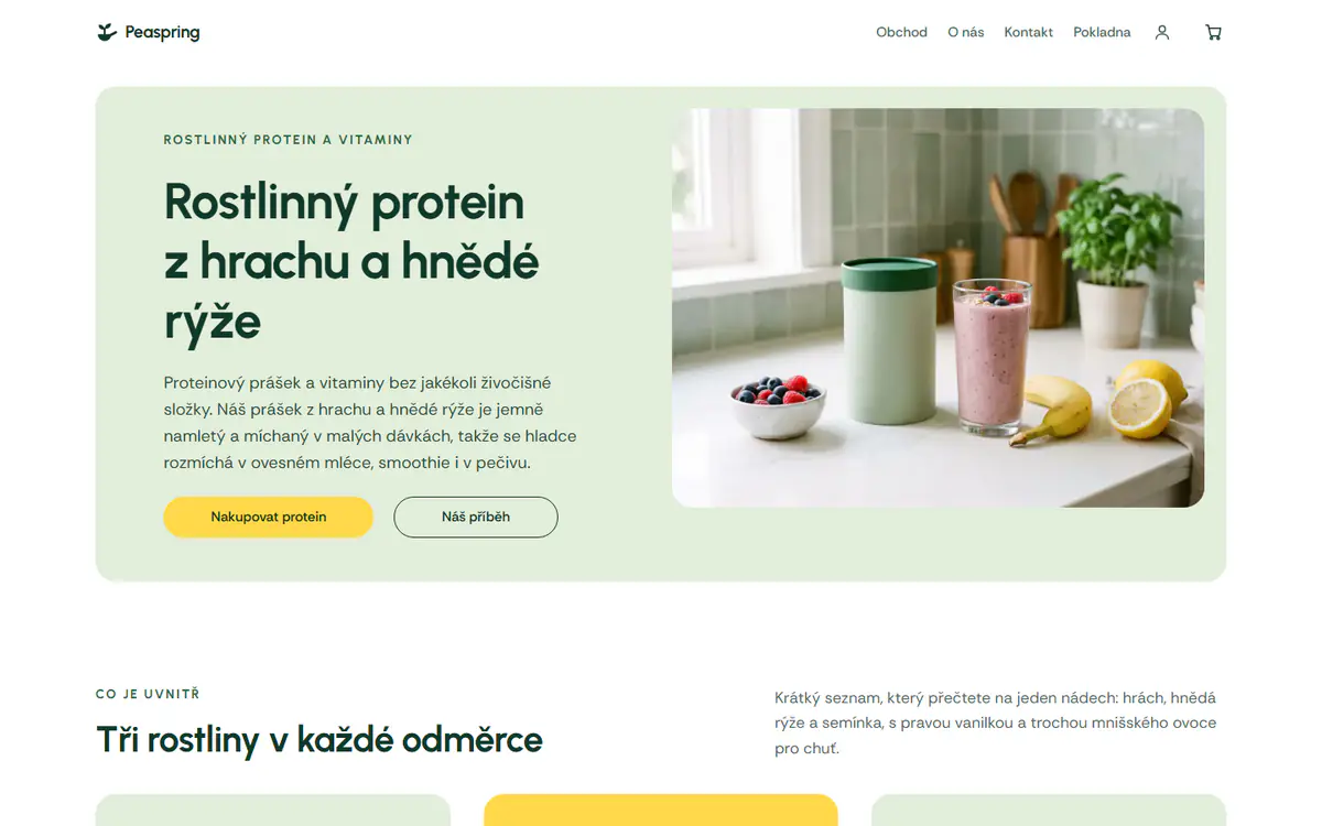 Šablona obchodu s doplňky stravy na počítači