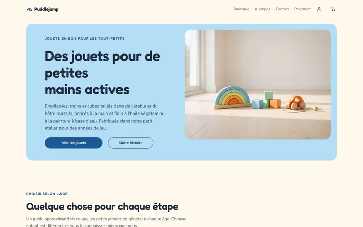 Jouets en bois