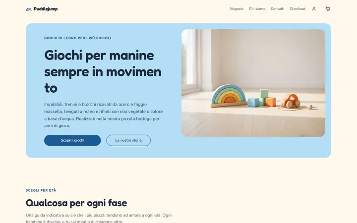 Giocattoli in legno