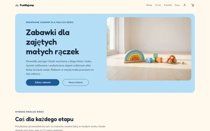 Drewniane zabawki