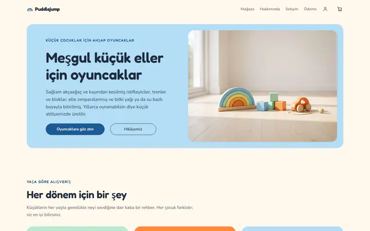 Ahşap oyuncaklar