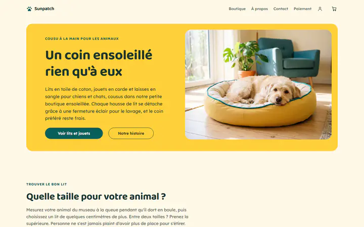 Accessoires pour animaux