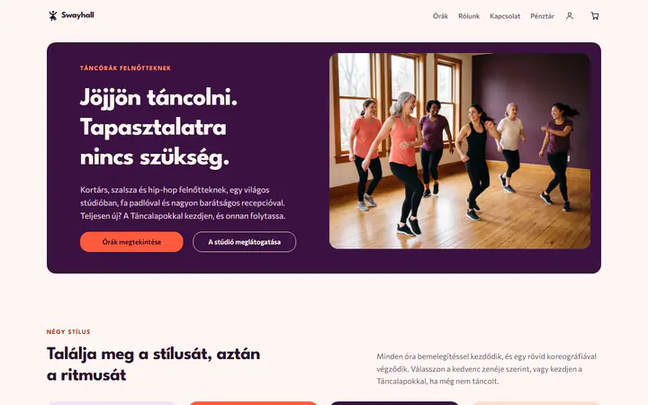 Táncstúdió